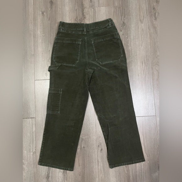 Green Corduroy Carpenter Pants - Picture 3 of 3